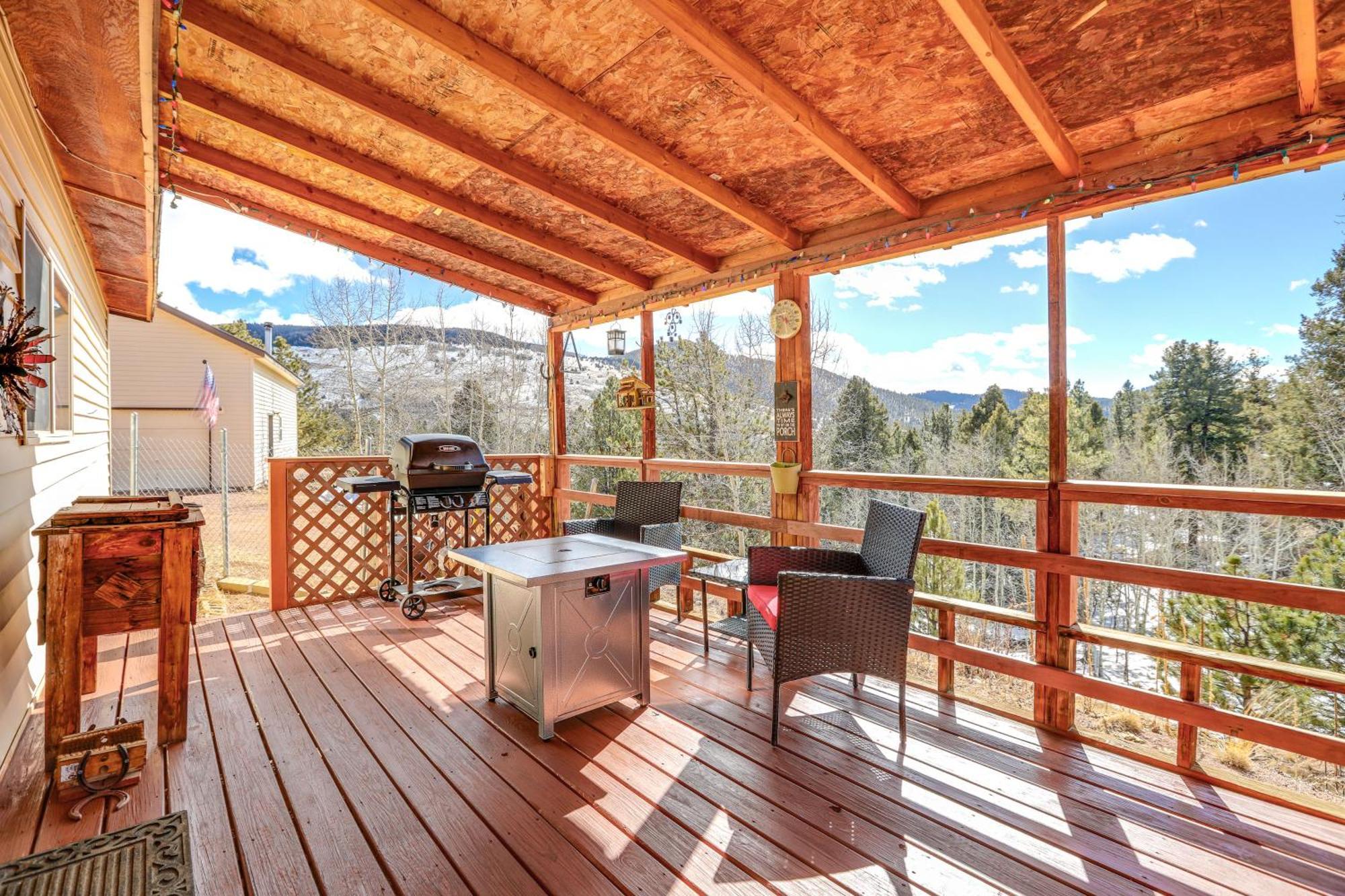 Colorado Vacation Rental With Deck And Mtn Views คริปเปิล ครีก ภายนอก รูปภาพ